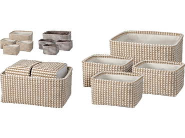 Aufbewahrungsbox NADIA beige