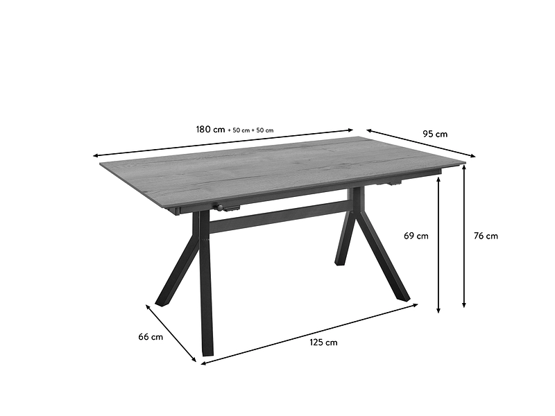 MODUSET Table extensible PARIS