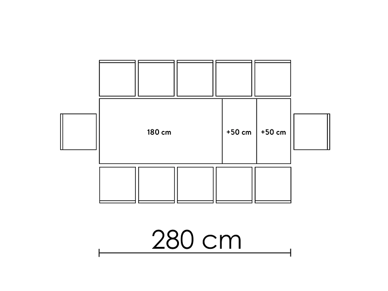 MODUSET Table extensible PARIS
