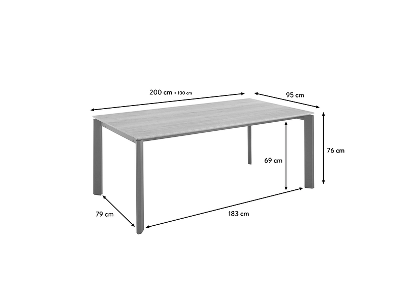 MODUSET Table extensible LONDON MODUSET Table extensible LONDON