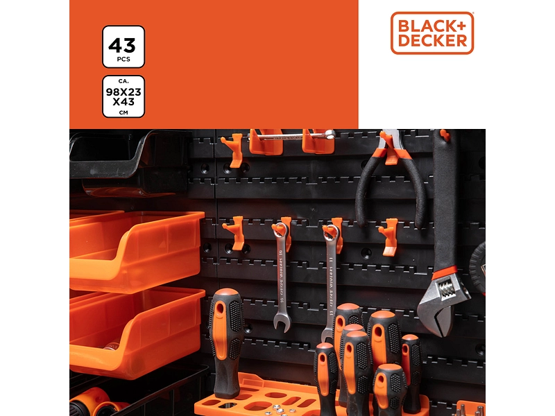 BLACK & DECKER Aufbewahrungspanel BLACK & DECKER Aufbewahrungspanel