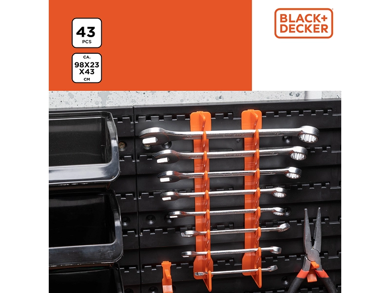 BLACK & DECKER Aufbewahrungspanel BLACK & DECKER Aufbewahrungspanel