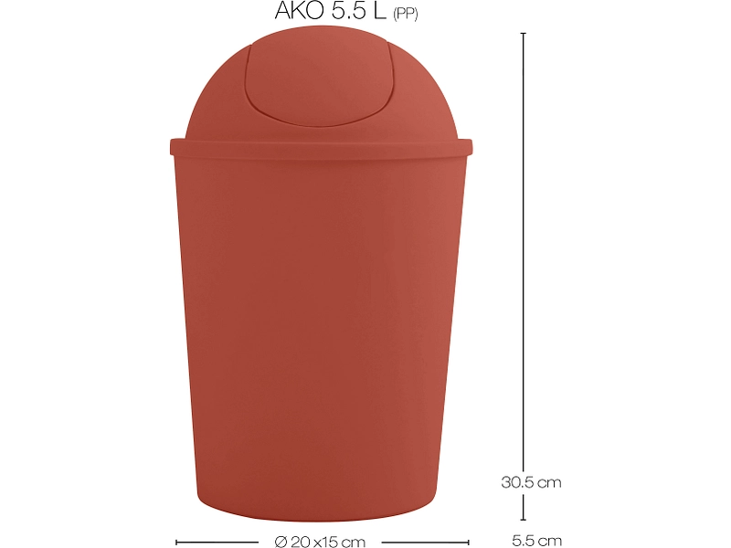 Pattumiera AKO 5.5 L Pattumiera AKO 5.5 L