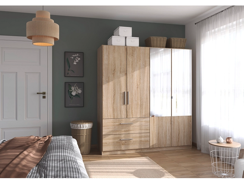 Armoire portes battantes WILLOW sonoma