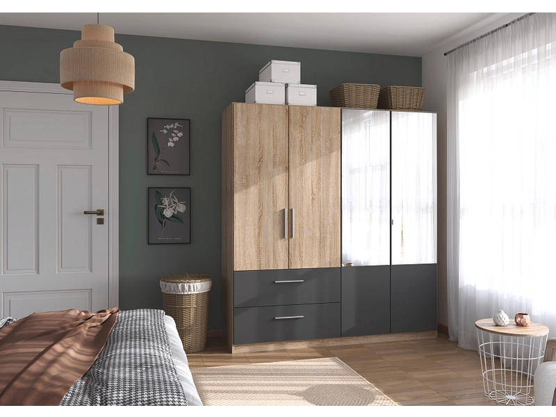 Armoire portes battantes WILLOW sonoma Armoire portes battantes WILLOW sonoma