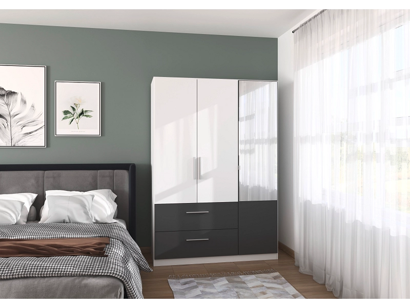 Drehtürenschrank WILLOW weiss Drehtürenschrank WILLOW weiss