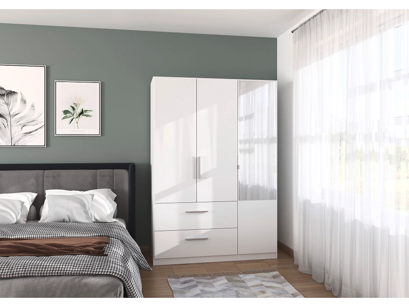 Armoire portes battantes WILLOW blanc Armoire portes battantes WILLOW blanc