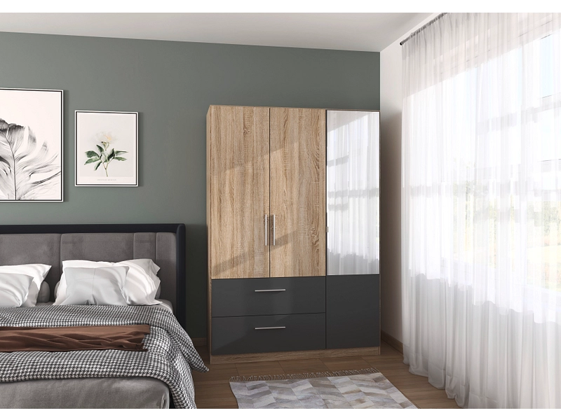 Armoire portes battantes WILLOW sonoma Armoire portes battantes WILLOW sonoma