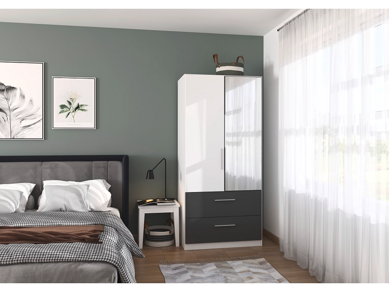 Armoire portes battantes WILLOW blanc Armoire portes battantes WILLOW blanc
