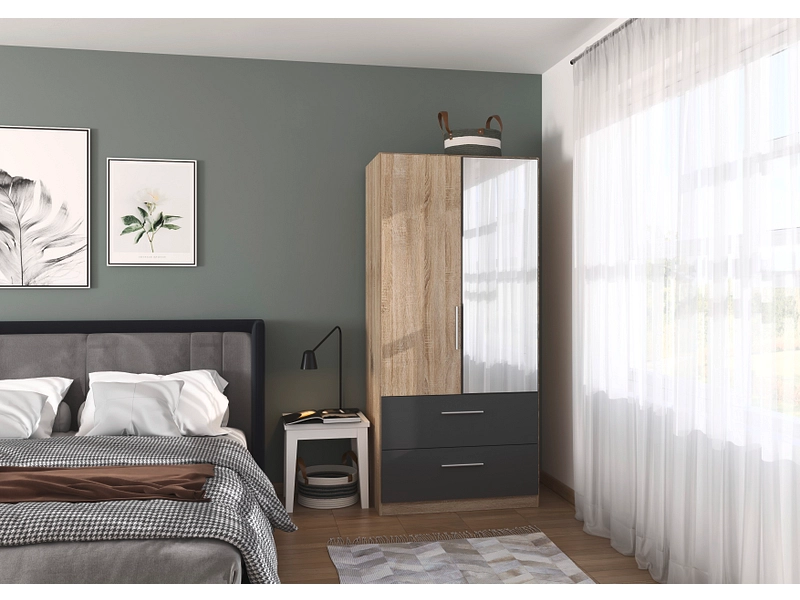 Armoire portes battantes WILLOW sonoma Armoire portes battantes WILLOW sonoma