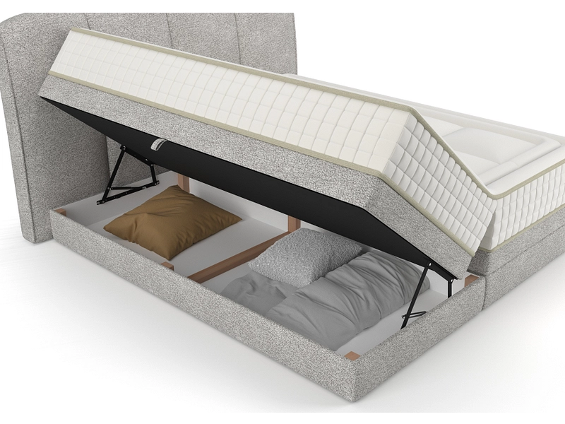 Boxspring STOCKHOLM grigio chiaro Boxspring STOCKHOLM grigio chiaro