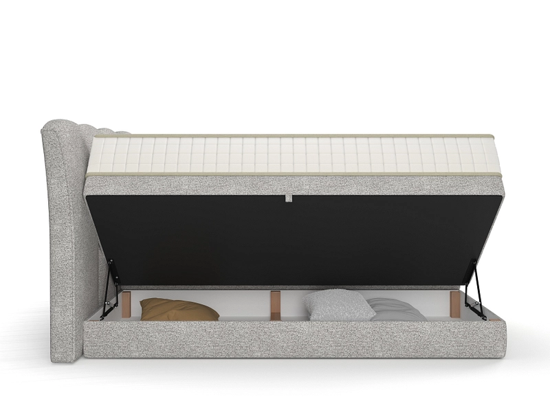 Boxspring STOCKHOLM grigio chiaro Boxspring STOCKHOLM grigio chiaro