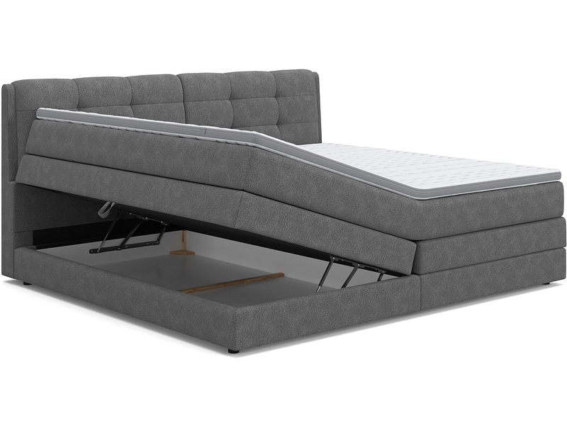 Boxspring BOGOTA grigio scuro Boxspring BOGOTA grigio scuro