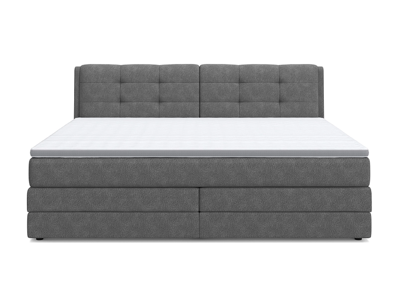 Boxspringbett BOGOTA dunkelgrau Boxspringbett BOGOTA dunkelgrau