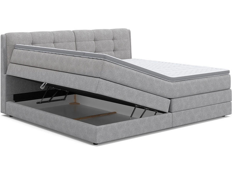 Boxspring BOGOTA grigio