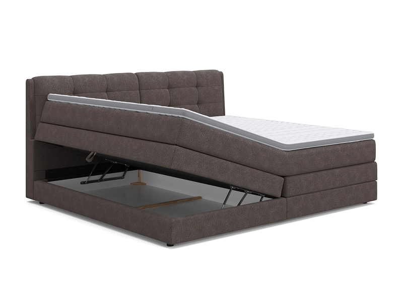 Boxspringbett BOGOTA braun