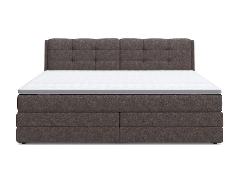 Boxspringbett BOGOTA braun