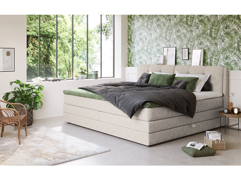 Boxspringbett BOGOTA beige Boxspringbett BOGOTA beige