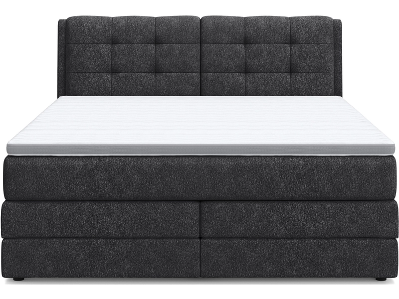 Boxspringbett BOGOTA anthrazit Boxspringbett BOGOTA anthrazit