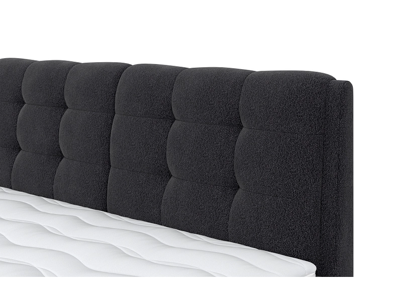 Boxspringbett BOGOTA anthrazit Boxspringbett BOGOTA anthrazit