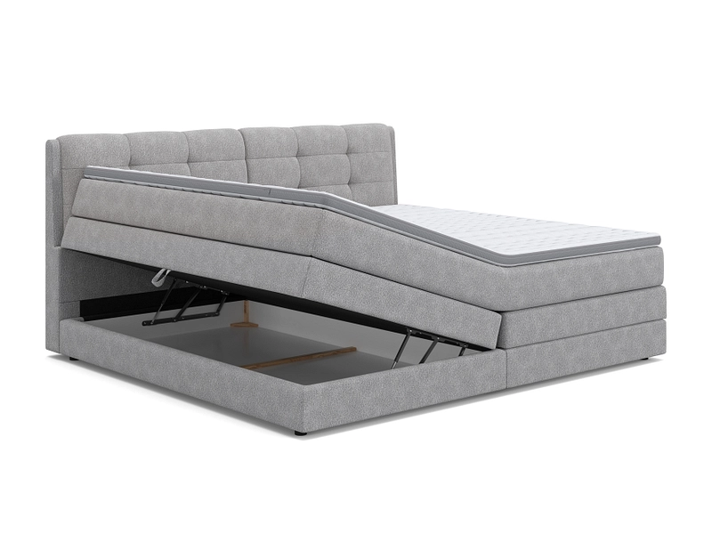 Boxspringbett BOGOTA grau Boxspringbett BOGOTA grau