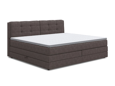 Boxspringbett BOGOTA braun