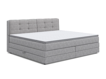 Boxspringbett BOGOTA grau