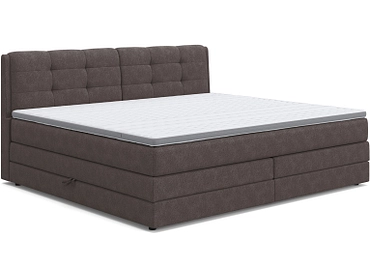 Boxspring BOGOTA marrone