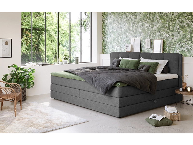 Boxspring BOGOTA grigio scuro Boxspring BOGOTA grigio scuro