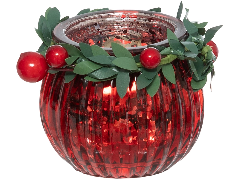 Photophore ELORA 6.5 cm x 5.5 cm Verre multicolore