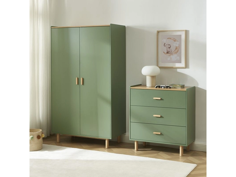 Drehtürenschrank AURA grün Drehtürenschrank AURA grün