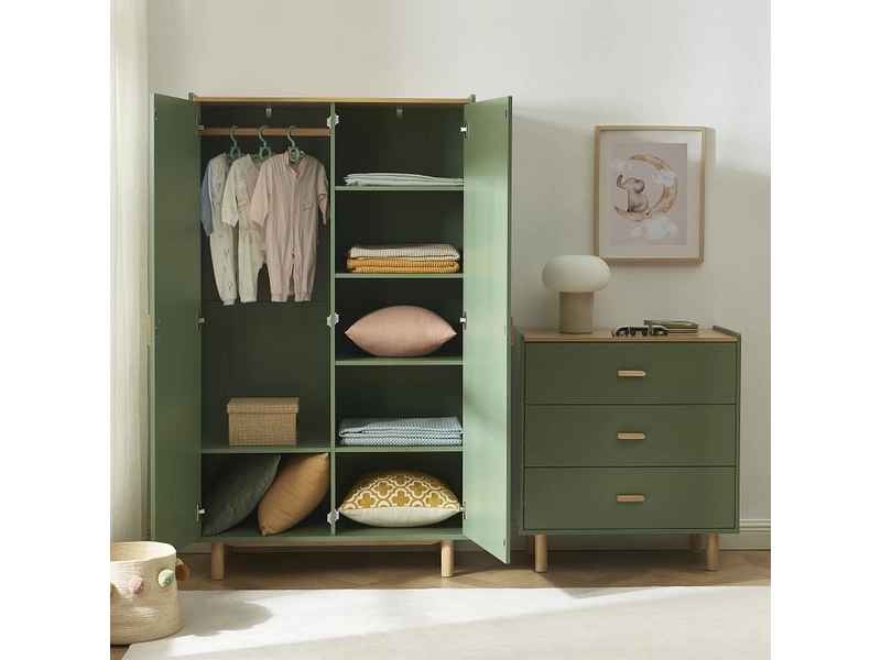 Drehtürenschrank AURA grün Drehtürenschrank AURA grün
