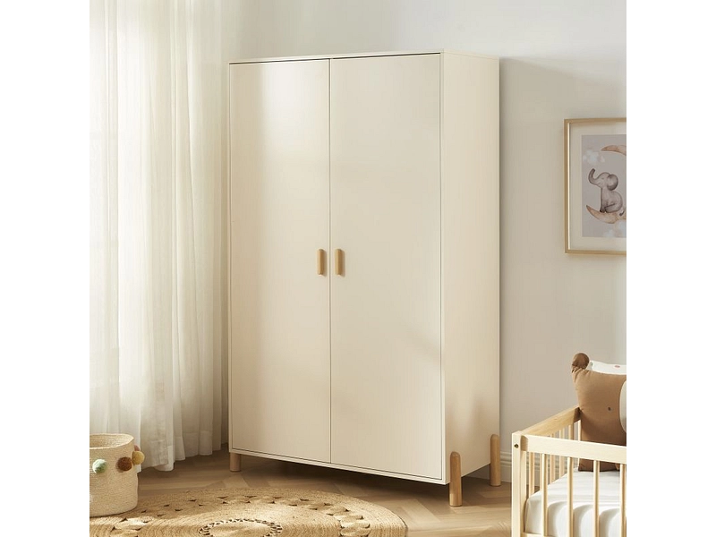 Armoire portes battantes ILIO beige