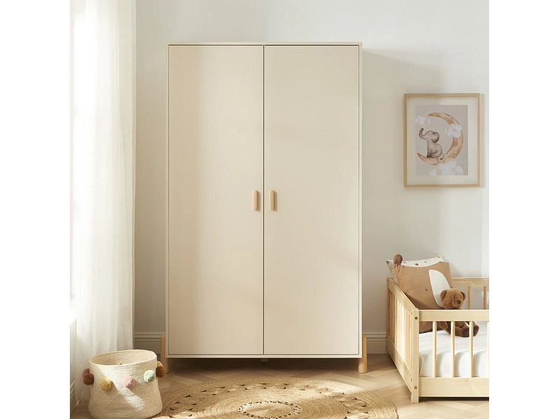 Armoire portes battantes ILIO beige