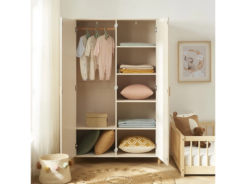 Armoire portes battantes ILIO beige