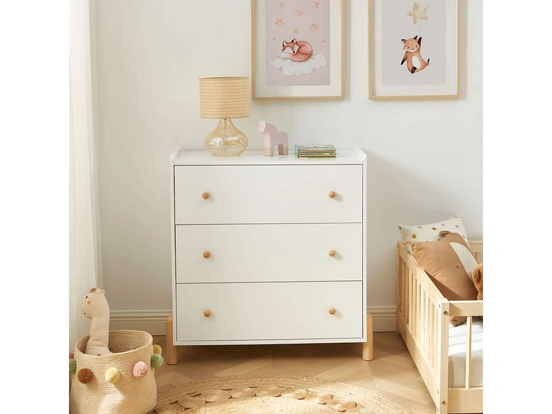Commode BAÏTA MONA 3 tiroirs Commode BAÏTA MONA 3 tiroirs