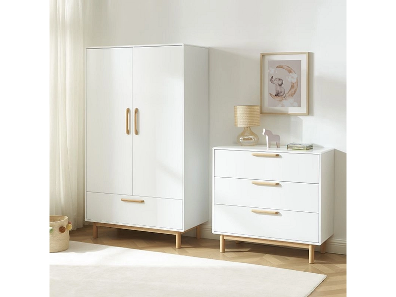 Armoire portes battantes ROME blanc Armoire portes battantes ROME blanc