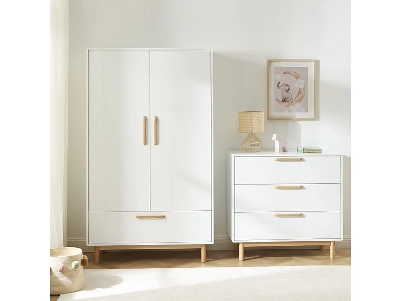Armoire portes battantes ROME blanc Armoire portes battantes ROME blanc