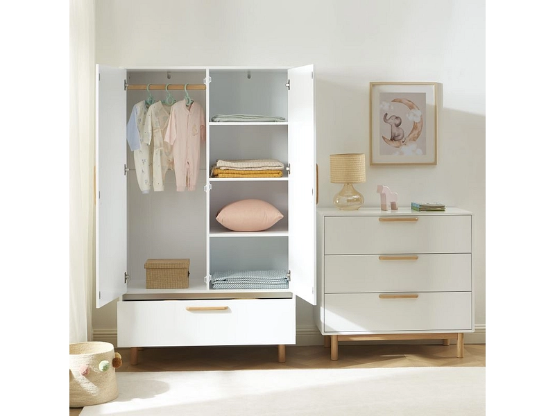Armoire portes battantes ROME blanc Armoire portes battantes ROME blanc