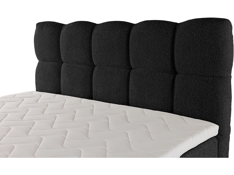 Boxspringbett CAROUGE schwarz Boxspringbett CAROUGE schwarz