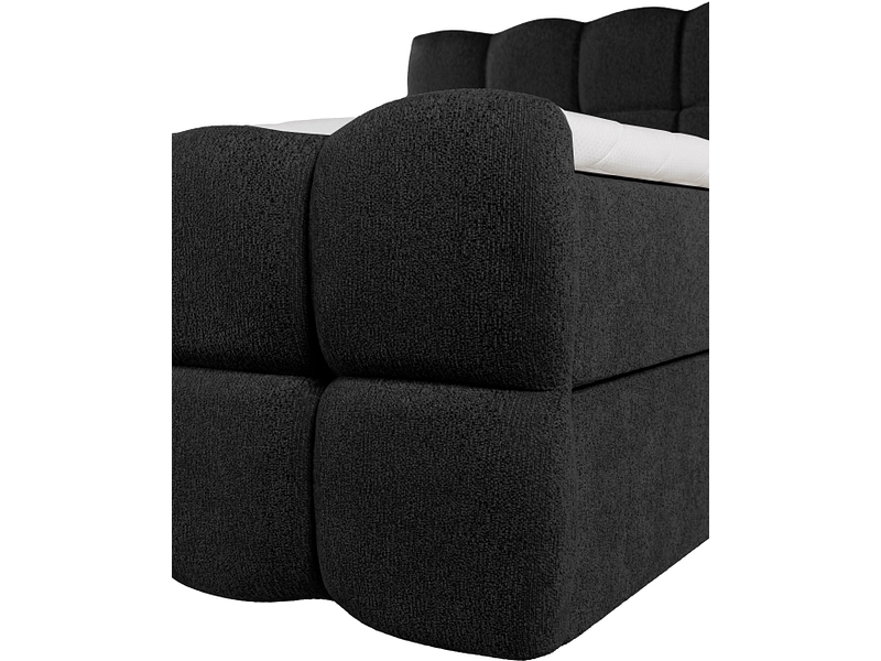 Boxspringbett CAROUGE schwarz Boxspringbett CAROUGE schwarz