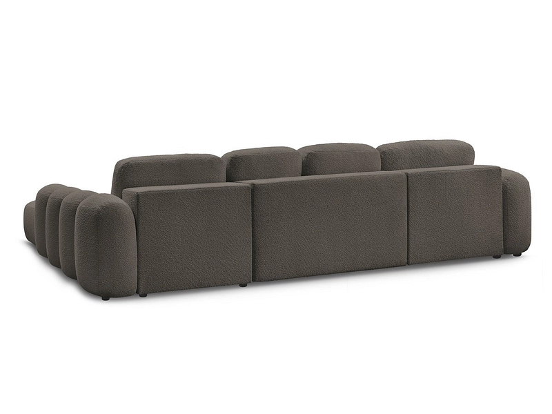 Canapé d'angle panoramique avec pouf BOBOCHIC MONTAIGNE Canapé d'angle panoramique avec pouf BOBOCHIC MONTAIGNE