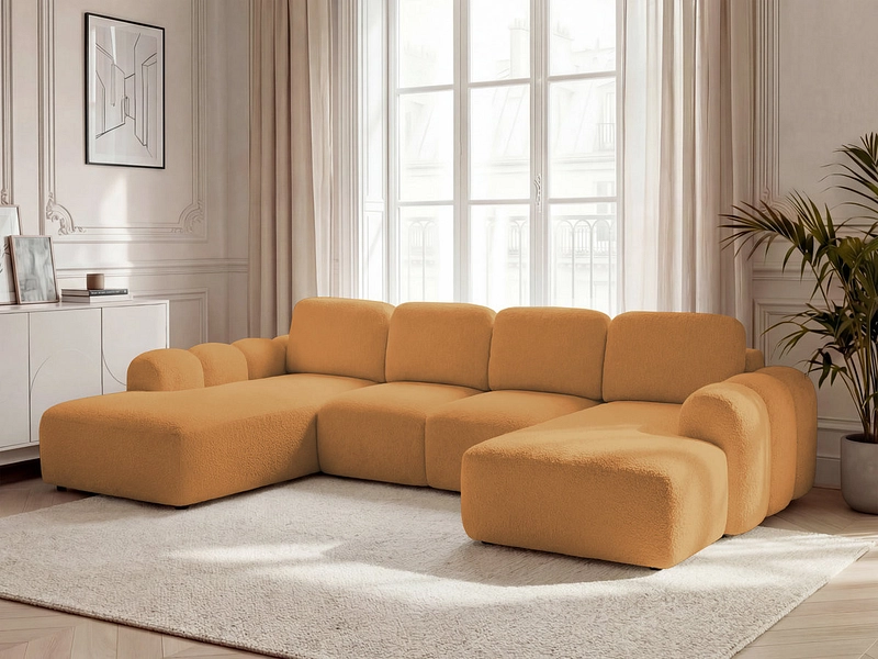 Panorama-Ecksofa mit Hocker BOBOCHIC MONTAIGNE Panorama-Ecksofa mit Hocker BOBOCHIC MONTAIGNE