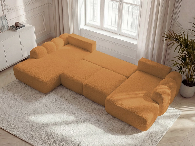 Panorama-Ecksofa mit Hocker BOBOCHIC MONTAIGNE Panorama-Ecksofa mit Hocker BOBOCHIC MONTAIGNE