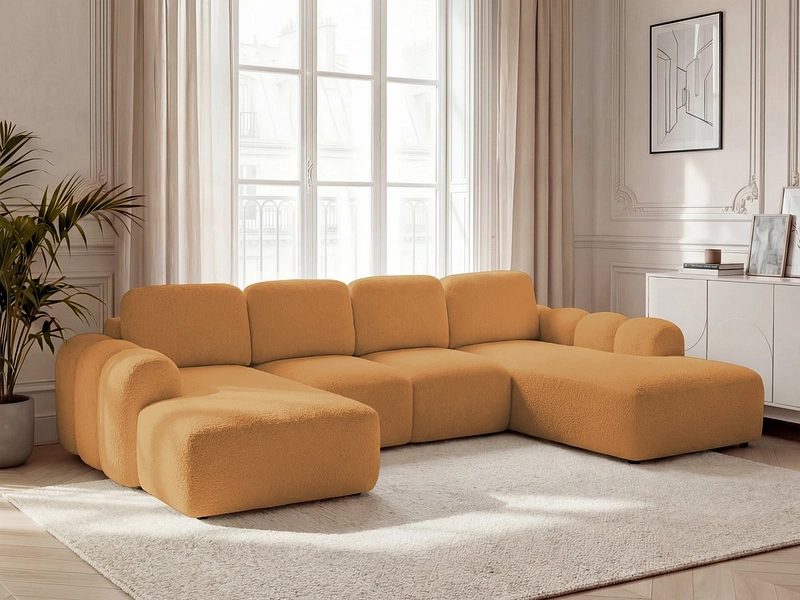 Panorama-Ecksofa mit Hocker BOBOCHIC MONTAIGNE Panorama-Ecksofa mit Hocker BOBOCHIC MONTAIGNE