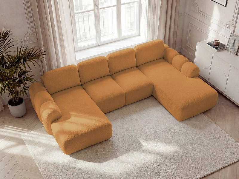 Panorama-Ecksofa mit Hocker BOBOCHIC MONTAIGNE Panorama-Ecksofa mit Hocker BOBOCHIC MONTAIGNE
