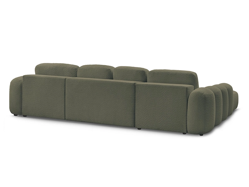 Canapé d'angle panoramique avec pouf BOBOCHIC MONTAIGNE Canapé d'angle panoramique avec pouf BOBOCHIC MONTAIGNE