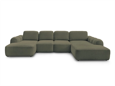 Panorama-Ecksofa mit Hocker BOBOCHIC MONTAIGNE Panorama-Ecksofa mit Hocker BOBOCHIC MONTAIGNE