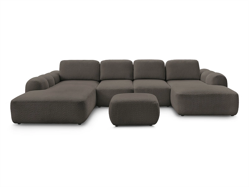 Panorama-Ecksofa mit Hocker BOBOCHIC MONTAIGNE Panorama-Ecksofa mit Hocker BOBOCHIC MONTAIGNE
