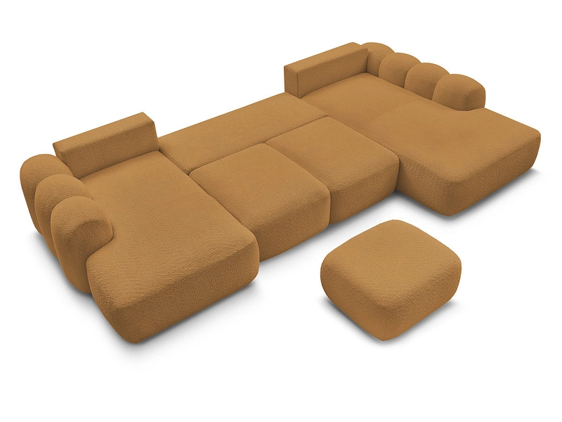 Panorama-Ecksofa mit Hocker BOBOCHIC MONTAIGNE